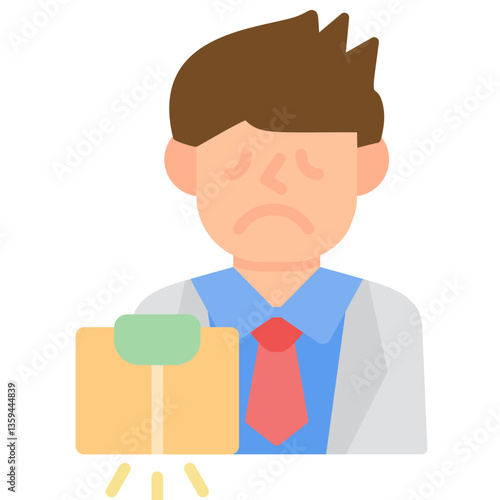 Bankruptcy Icon Vector Element