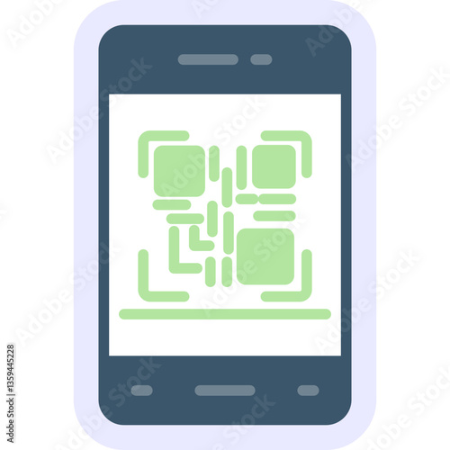Qr Code Icon Vector Element