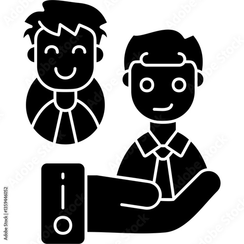 Cooperative Icon Vector Element