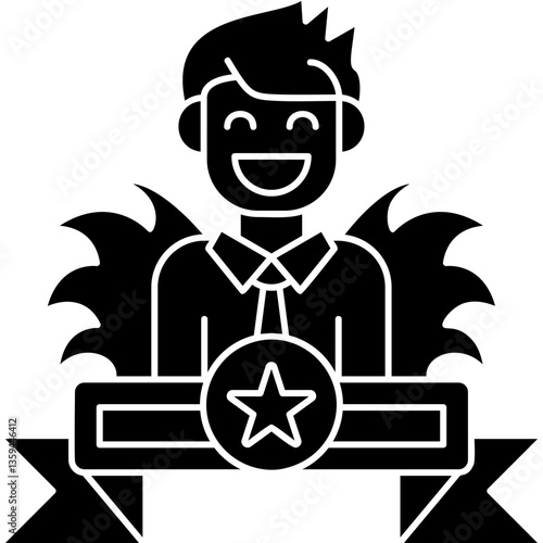 Outstanding Icon Vector Element