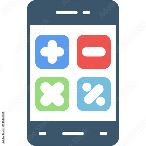 Calculator Icon Vector Element