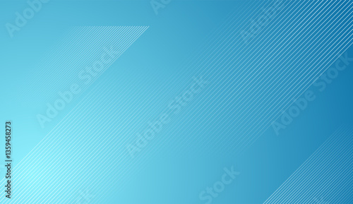 Concept minimal geometric blue lines abstract background. Vector design