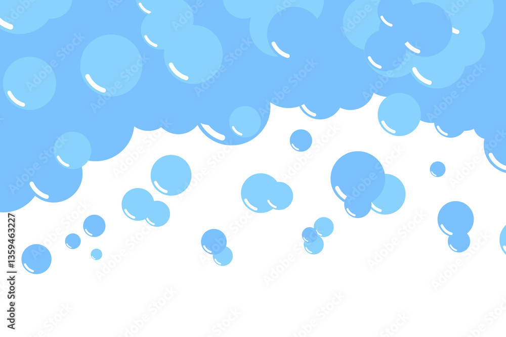 Cartoon soap foam bubbles suds framing shower gel, shampoo, shaving, mousse. Cartoon soap foam bubbles suds framing shower gel, shampoo, shaving, mousse.