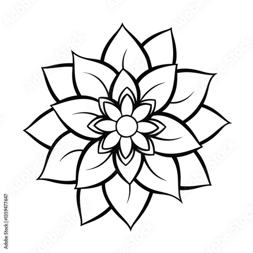 lotus flower isolated on white background