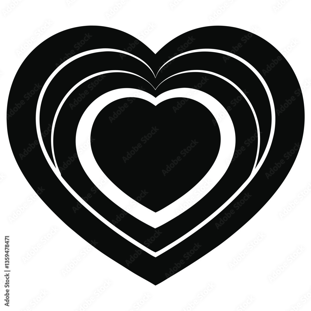 Collection of Unique Heart Shapes, Symmetrical, Tilted, Hand-Drawn, Puffy, Thin Outline, Thick Outline, Double Layered, Geometric Heart, Wide, Modern Minimalist, and Valentine Variations in Red, Black Collection of Unique Heart Shapes, Symmetrical, Tilted, Hand-Drawn, Puffy, Thin Outline, Thick Outline, Double Layered, Geometric Heart, Wide, Modern Minimalist, and Valentine Variations in Red, Black