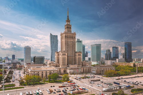 Palace of Culture Warsaw, Poland.