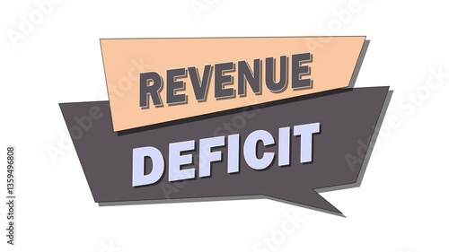 Revenue deficit is the difference between current revenues and expenditures, where a government or company spends more than it earns.