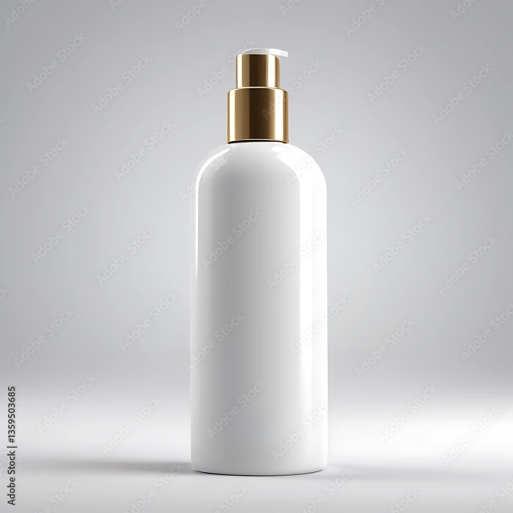 Cosmetic Bottle Mock up of plastic - 1 Cosmetic Bottle Mock up of plastic - 1