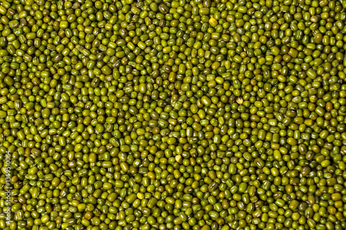 Fototapeta Flatlay of Green Moong Dal beans