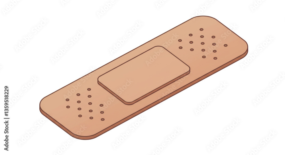 Isolated Adhesive Bandage Plaster for Wound Care Isolated Adhesive Bandage Plaster for Wound Care