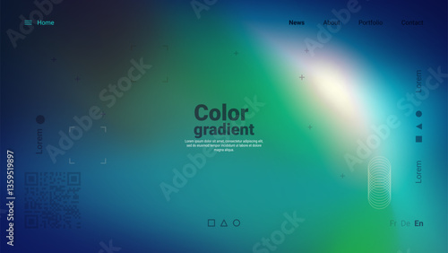Vibrant digital color gradient showcasing various shades and patterns for artistic and design inspiration