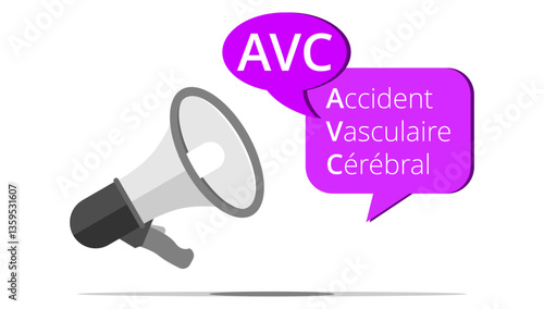 Mégaphone AVC - Accident Vasculaire Cérébral