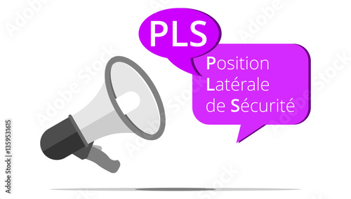 Mégaphone PLS - Position Latérale de Sécurité