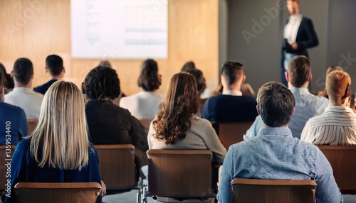 Rede, audience of adults, Vortrag, Präsentation