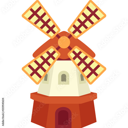 Europe Landmark Illustration