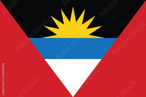 Antigua and Barbuda Flag Vector Clipart Illustration - High-Quality Digital Design Featuring Vibrant Colors and Geometric Shapes Representing the Caribbean Nation Free Download Antigua and Barbuda Flag Vector Clipart Illustration - High-Quality Digital Design Featuring Vibrant Colors and Geometric Shapes Representing the Caribbean Nation - GFXLoad