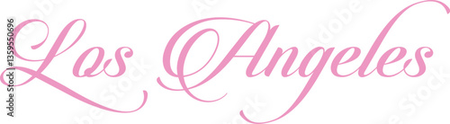 script swirly curly font slogan pink city usa cities America california  Graphic Tee t-shirt logo slogan graphic artwork typography tote badge emblem crest 
