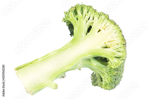 Obraz na płótnie Fresh broccoli isolated on white w salonie