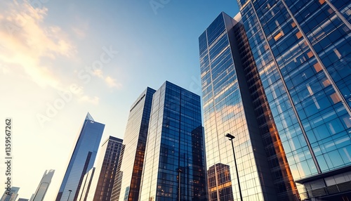 cityscape_skyscrapers_urban_architecture_sunset