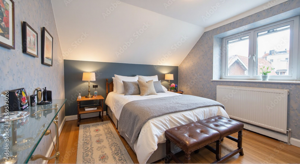 Fototapeta premium interior of a bedroom