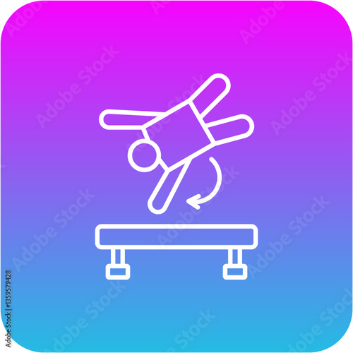 Acrobat jump Icon