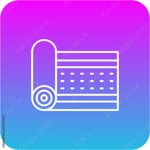Yoga mat Icon