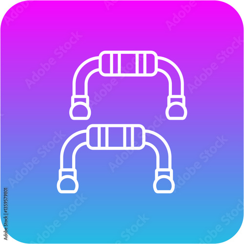 Pushup bars Icon