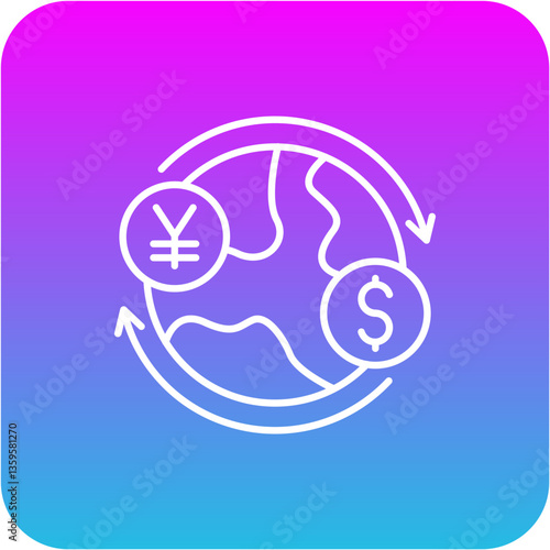 Global currency Icon