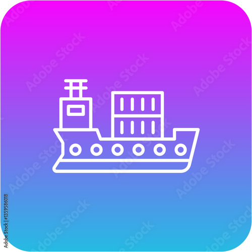 Cargo ship Icon