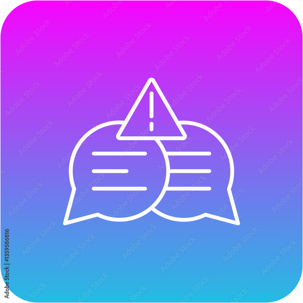 Fototapeta premium Alert Icon