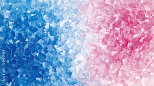 abstract textured background with blue and pink gradients resembling fractured ice