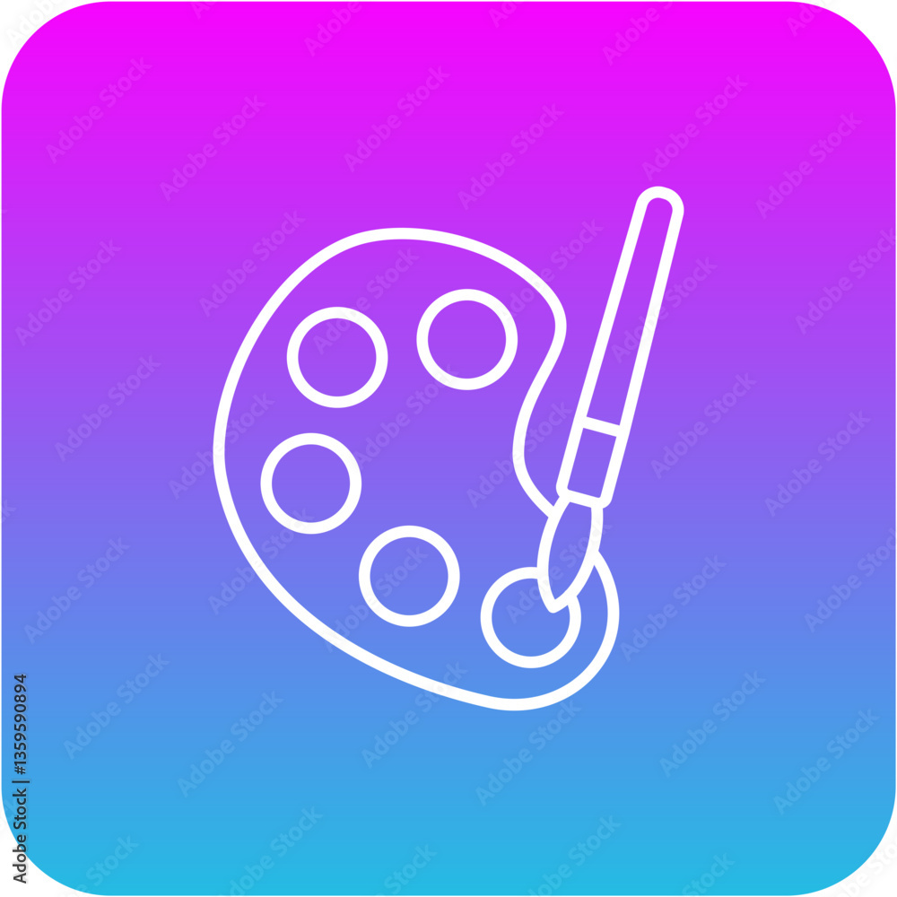 Color palette Icon Color palette Icon