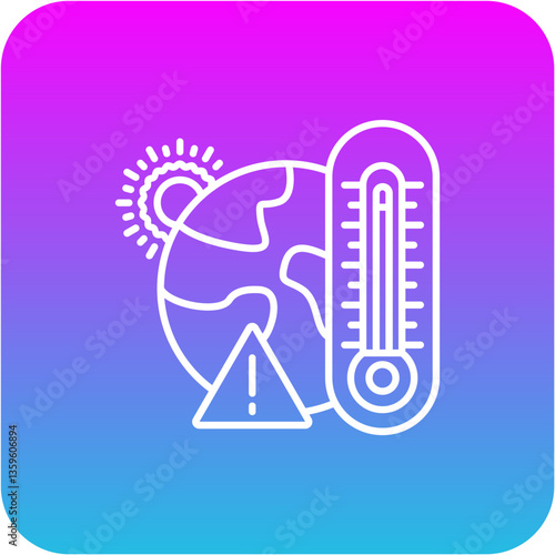 Global warming Icon