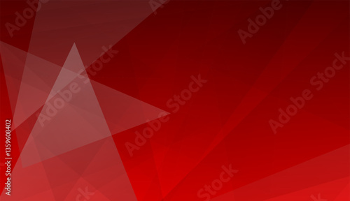 Abstract red geometric background with irregular shapes. Entertainment music festival theme background template.