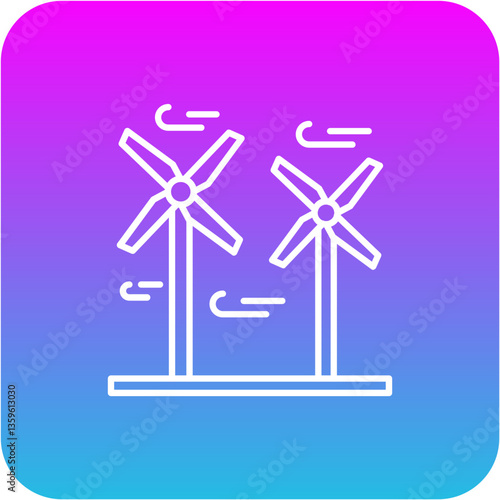 Wind turbine Icon