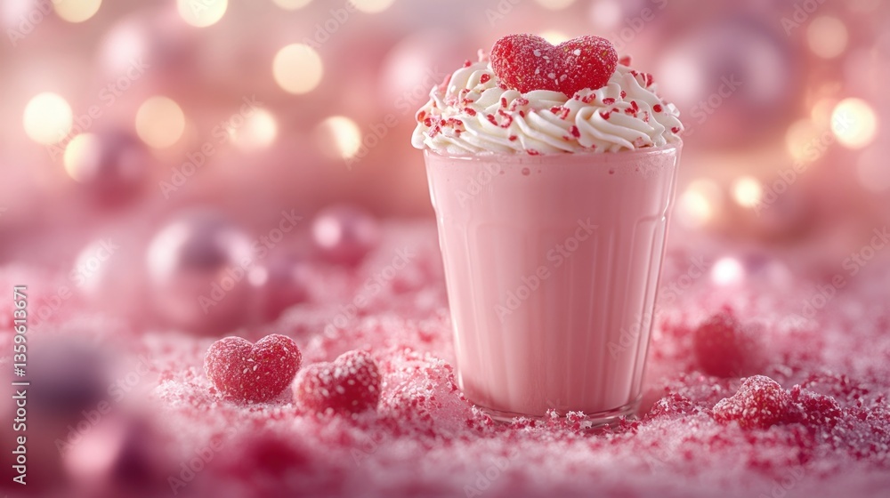 Pink Valentine's Day Smoothie (1) Pink Valentine's Day Smoothie (1)