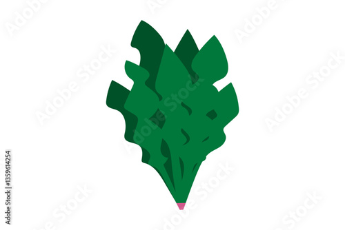 ホウレンソウのイラスト