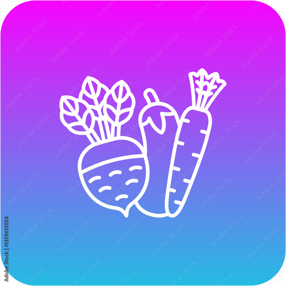 Fototapeta premium Vegetable Icon