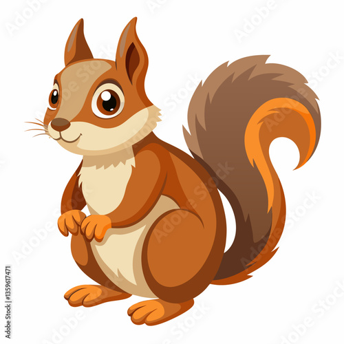 Squirrel Animal Vector Graphic Design File
