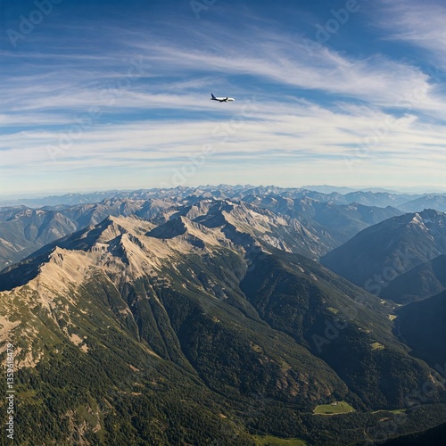 paragliding in the mountains