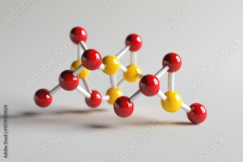 The molecule known as triacetone triperoxide is a highly sensitive organic compound.