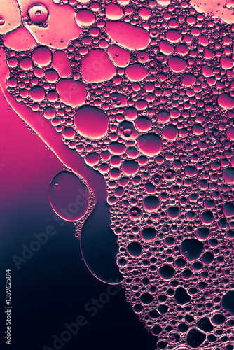 abstract water and pink col...