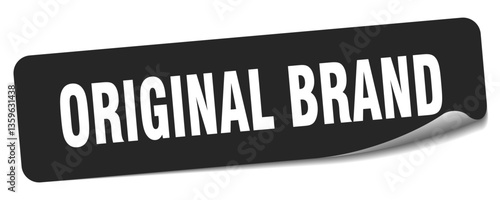 original brand sticker. original brand label