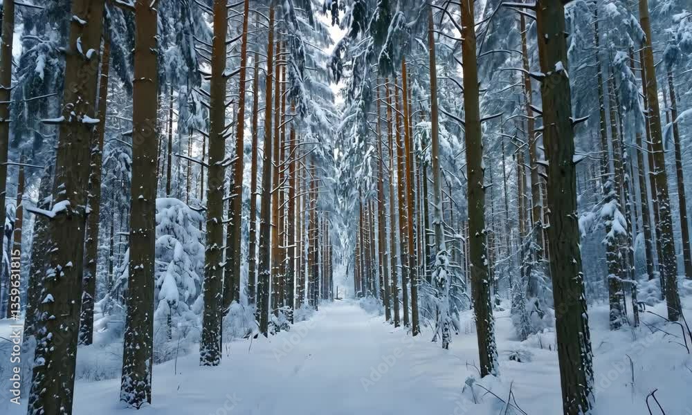 forest in winter forest in winter