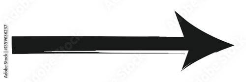 Long arrow icon. flat style Arrow symbol.