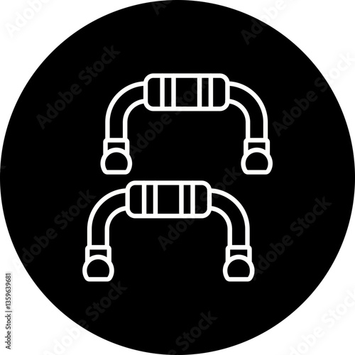 Pushup bars Icon
