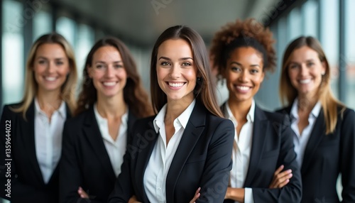 Group of professional women posing confidently