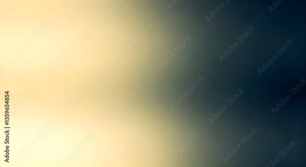 custom made wallpaper toronto digitalA luminous foggy gradient transitioning from soft butter yellow to deep space black, AI Generated