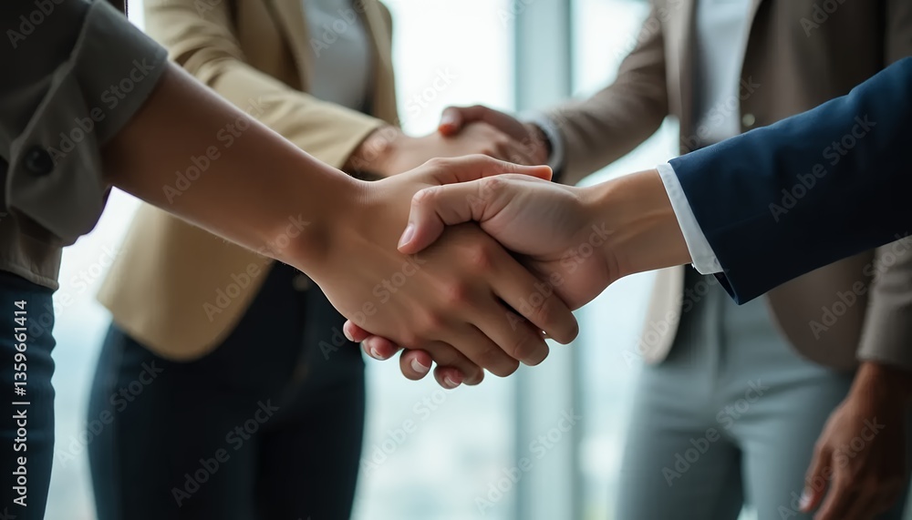 custom made wallpaper toronto digitalBusinesspeople Shaking Hands in a Professional Setting