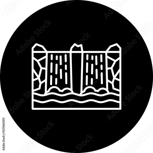Waterfall Icon